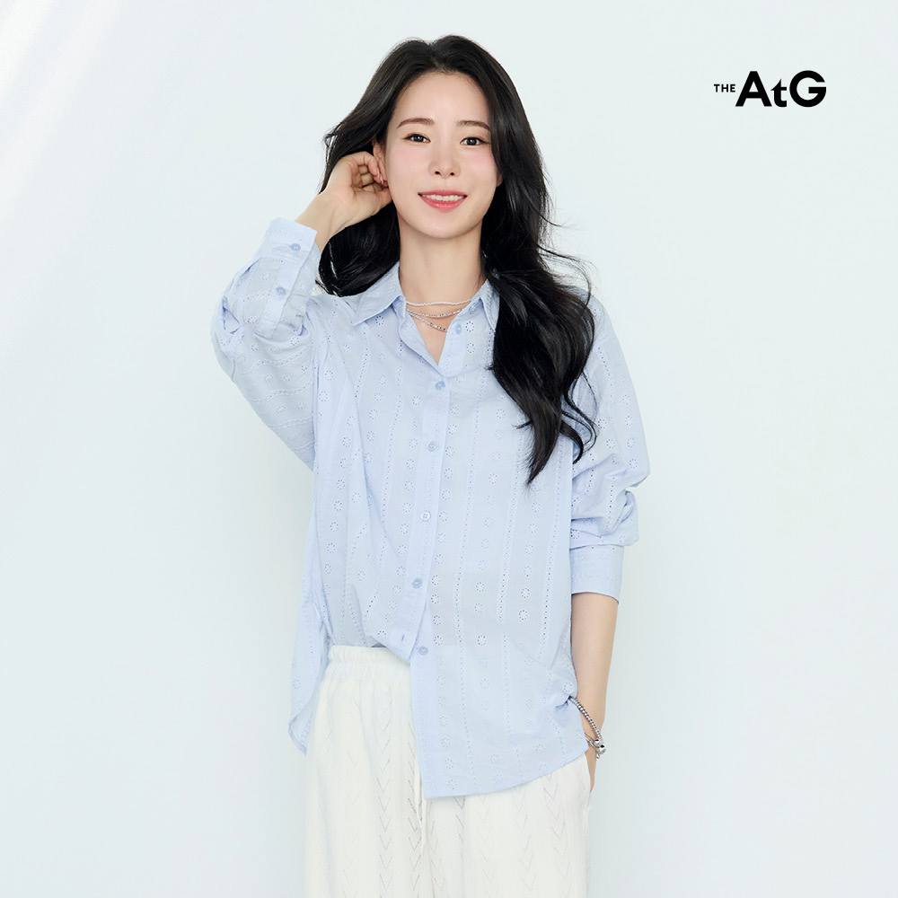 [최초가69,900원]26SS 아사면100 아일렛 셔츠