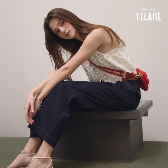 프리마클라쎄 시그니처 크롭 데님 팬츠 1종(+벨트 1종) 2