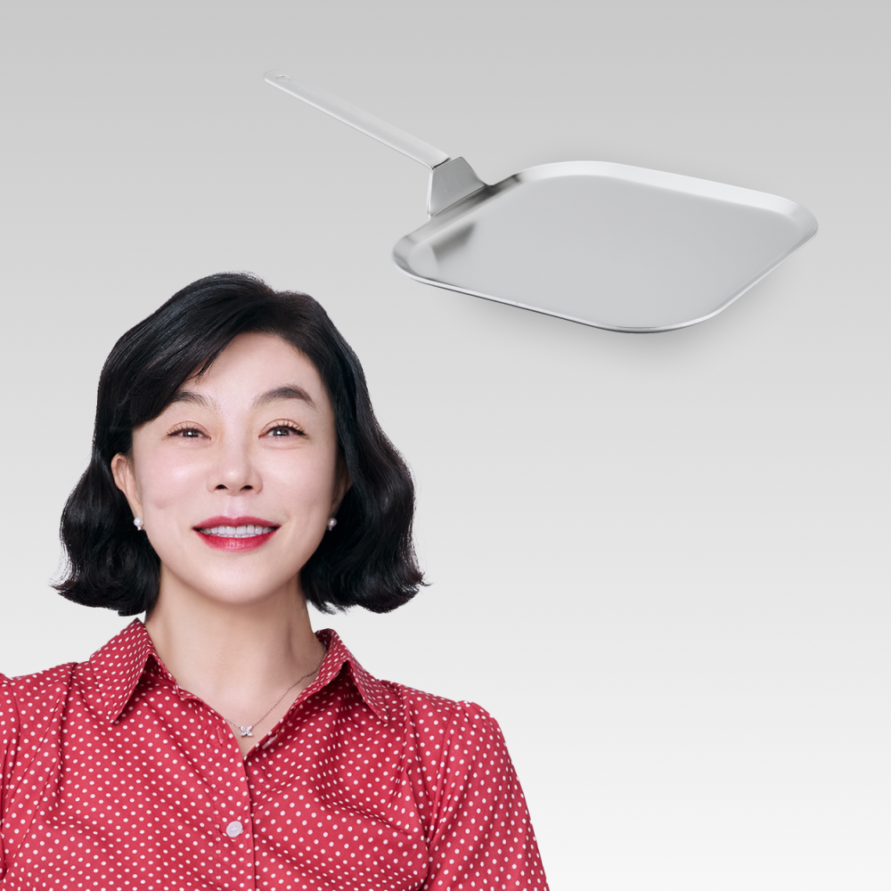 [선택2]무연마제 통5중 스텐사각팬 28cm
