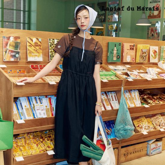 [라삐아프X보마켓] 아세테이트100 스트링 원피스 1종(Limited) [런칭 가격 99,000원] 2