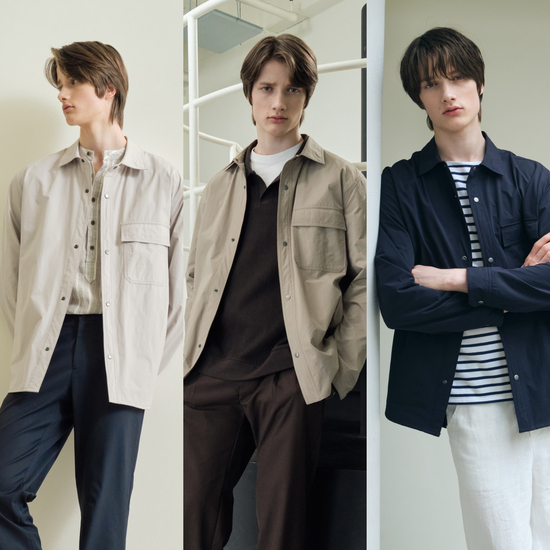 [LUOMO] 26SS [백화점 판매 동일상품] 워모 라이트 셔츠 자켓 1종
