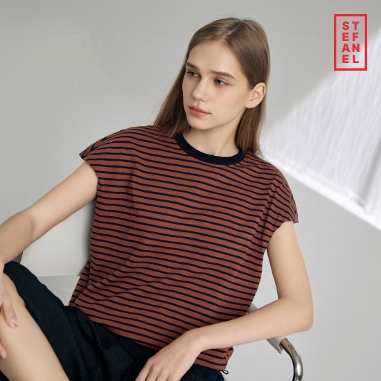 스테파넬 26SS 스트라이프 스트링 티셔츠 3종[런칭 가격 89,900원] 3