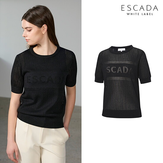 [상시가 199,000원] ESCADA 26SS 여성 크로쉐 풀오버 + 나시 니트 2종 2