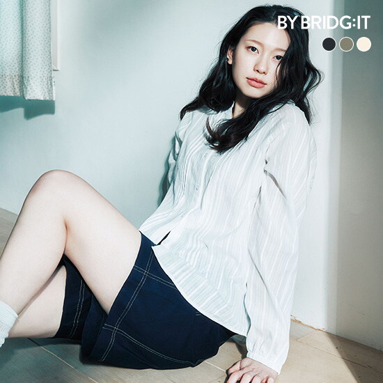 (런칭가 69,900원) 26SS 옥스포드 코튼 100 스티치 하프팬츠 3종(+벨트) 4