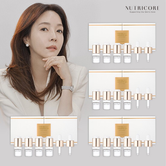 [조윤주패키지] 뉴트리코어 하이퍼셀 코엔자임큐텐 스킨핏 앰플* 4 BOX (앰플 8ml*16개 + 스포이드*8개)