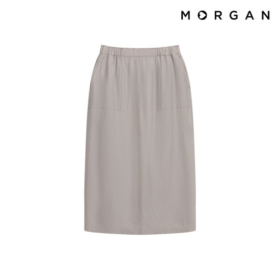 모르간 26SS 아세테이트 100% 밴딩 스커트[런칭 가격 69,900원] 4