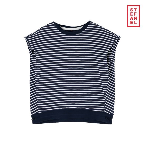 스테파넬 26SS 스트라이프 스트링 티셔츠 3종[런칭 가격 89,900원] 4