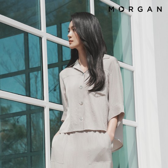모르간 26SS 아세테이트100% 셔츠[런칭 가격 69,900원] 2