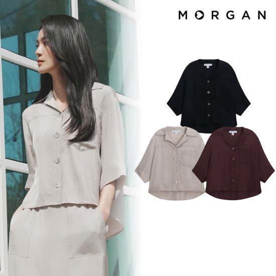 모르간 26SS 아세테이트100% 셔츠[런칭 가격 69,900원] 4