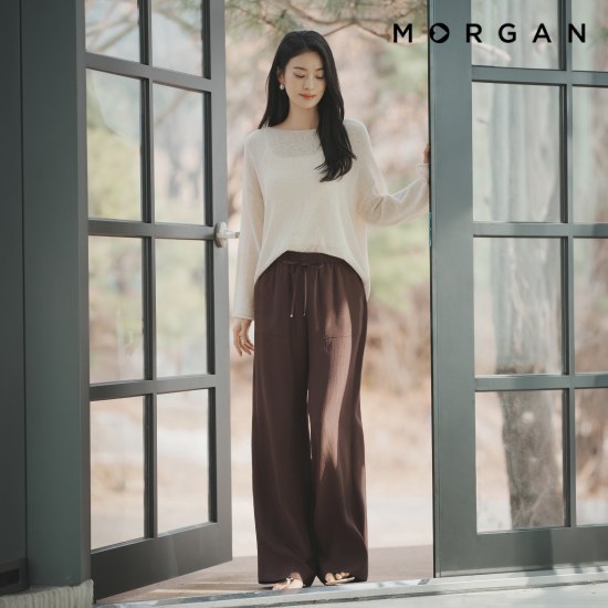 모르간 26SS 아세테이트 100% 밴딩 팬츠[런칭 가격 79,900원] 3