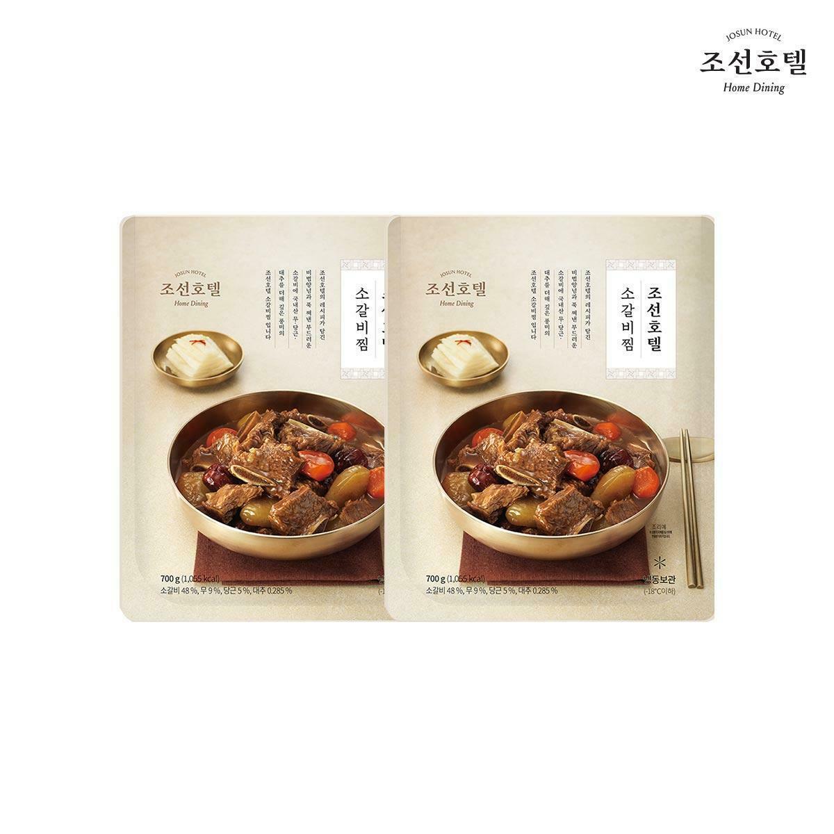 [삼성카드5%할인]조선호텔 소갈비찜 700g x 2팩