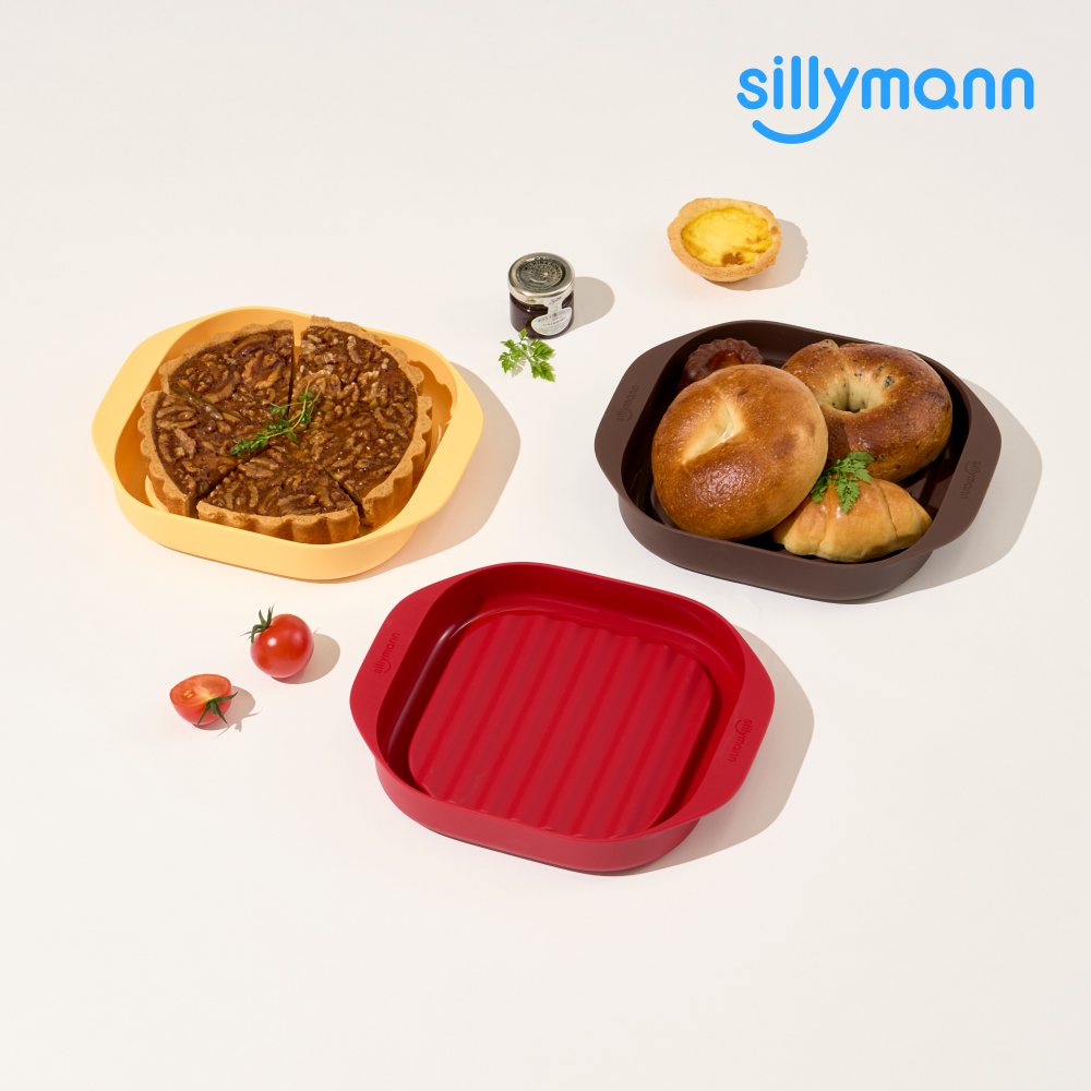 실리만 이지웨이 플래티넘 실리콘 찜기 3종 세트 (2단 멀티찜기 +찜기팟+디쉬) 4