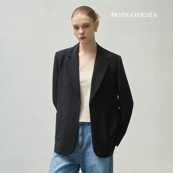 26SS 아세테이트 플루이드 자켓