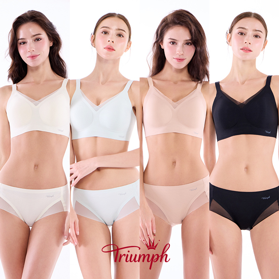 (수정샵) 트라이엄프 26SS 썸머 젤리서포터 브라팬티 4세트