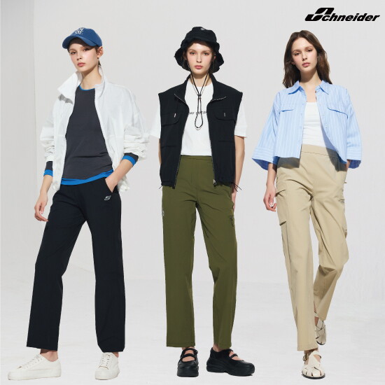 ■O 슈나이더 26SS 여성 쿨 썸머 나일론 팬츠 3종(S604W)
