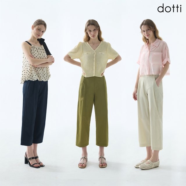 도티 26SS 썸머 배럴 팬츠 여성 3종 D6NTW