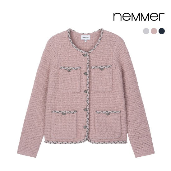 [상시가 299,000원] 26SS 헤리티지 캐시미어울 니트 자켓 2