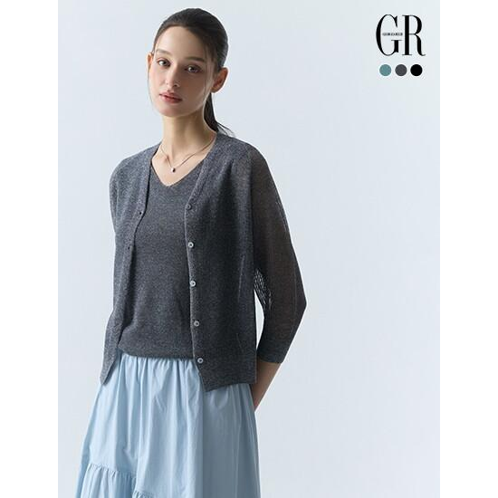 (런칭가 69,900원) ○26SS 인견 블렌딩 글리터 가디건 3종 3