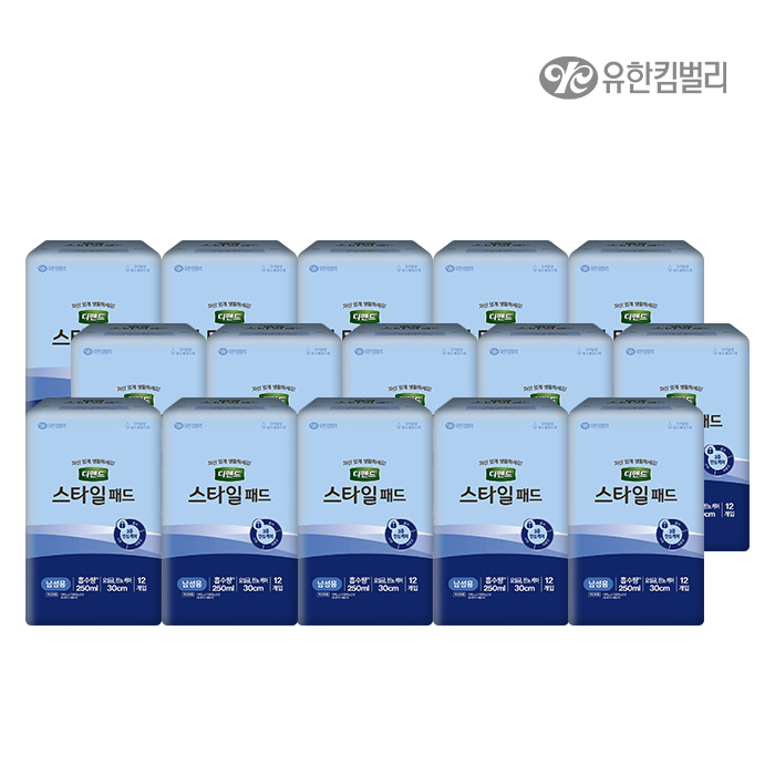 스타일 패드 남성 프리사이즈12매 x 15팩