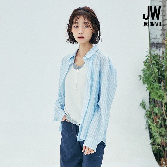 제이슨우 26SS NEW Jamie 썸머 시어 셔츠 3종 (블루체크 1종 + 솔리드 2종) [런칭 가격 79,900원]
