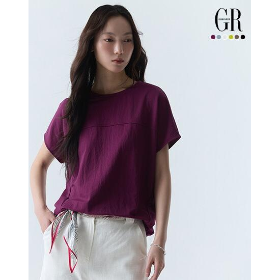 ○26SS NEW 인견 블렌딩 티블라우스 6종 (후드2+브이넥2+라운드2) 2