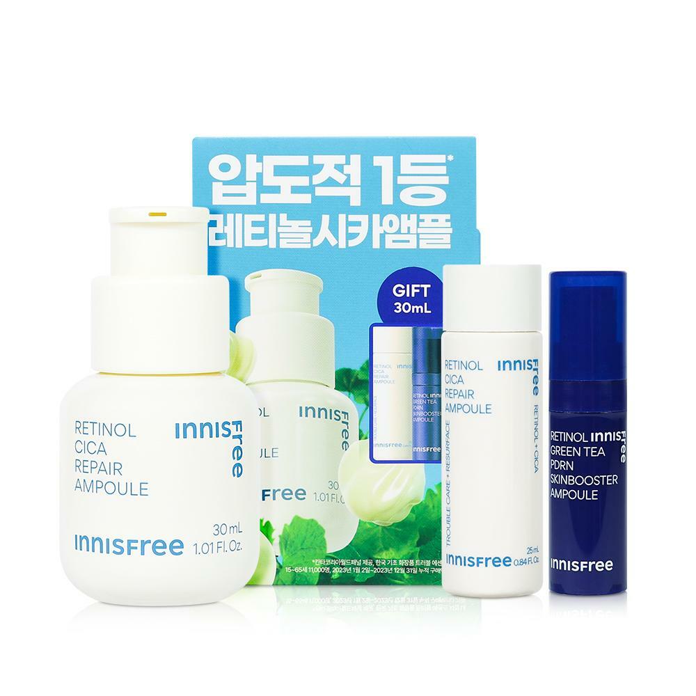 [삼성카드5%할인]이니스프리 레티놀 시카 흔적 앰플 30ml 기획세트