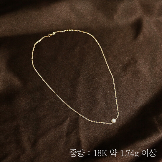 골든클레프 18K 리얼진주 목걸이 3