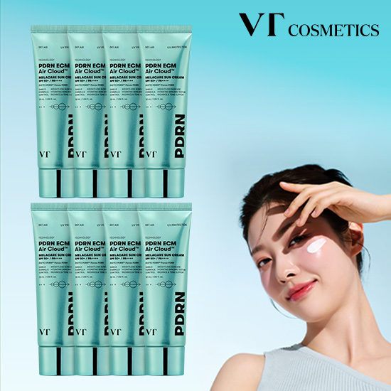 PDRN ECM 에어클라우드 멜라케어 선크림 50ml 8개