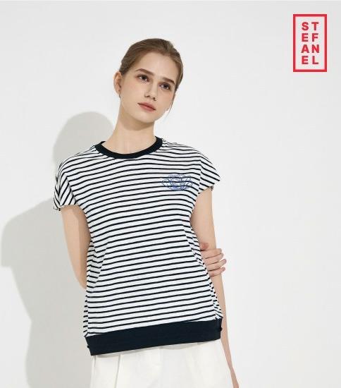 스테파넬 26SS 스트라이프 스트링 티셔츠 3종[런칭 가격 89,900원]