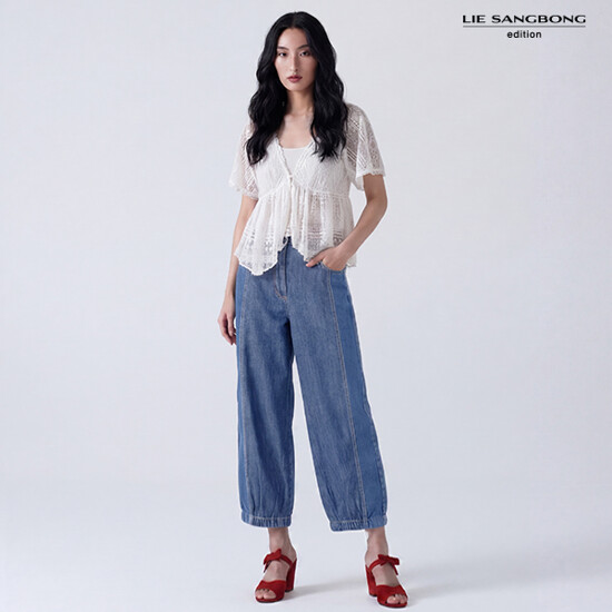 [론칭가 79900원]이상봉에디션 26SS 콤비 라이트 코튼 데님 4