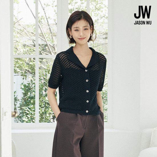 제이슨우 26SS Willa 코튼 크로쉐 가디건 (3 COLORS) [런칭 가격 79,900원] 2
