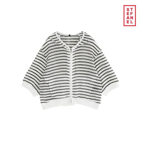 스테파넬 26SS 크로쉐 후드집업[런칭 가격69,900원] 4
