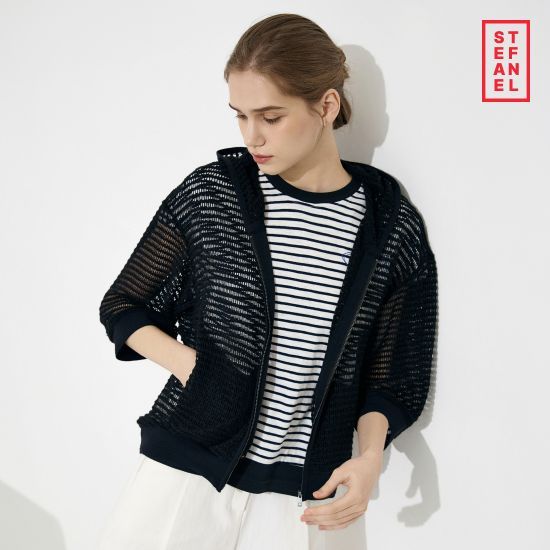 스테파넬 26SS 크로쉐 후드집업[런칭 가격69,900원] 2