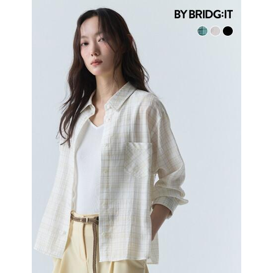 ○ 26SS 시어 체크 셔츠 3종 4
