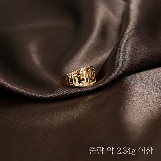 골든클레프 18K 그릭(GREEK) 그라데이션 반지 4
