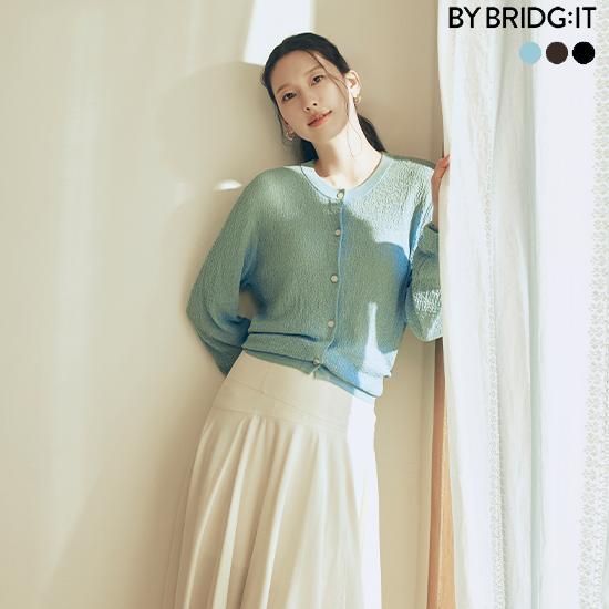 (런칭가 79,900원) 26SS 썸머 슬럽 시어 가디건 3종 2