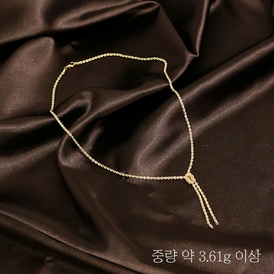 골든클레프 18K 테슬 매듭 목걸이 3