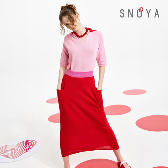 [SNOYA]스노야 26SS 린넨블렌디드 듀얼 에어리 홀가먼트 스커트 팬츠 3