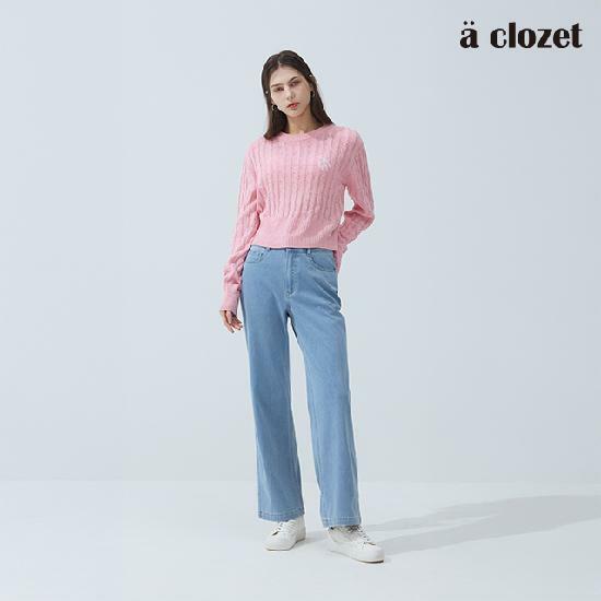 [카드 5%할인]앳클로젯 26SS NEW 니팅 데님팬츠 2종 3