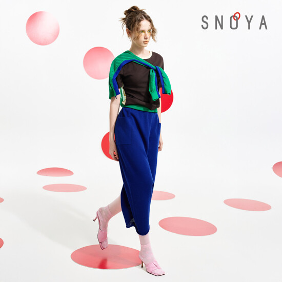 [SNOYA]스노야 26SS 린넨블렌디드 듀얼 에어리 홀가먼트 스커트 팬츠 2