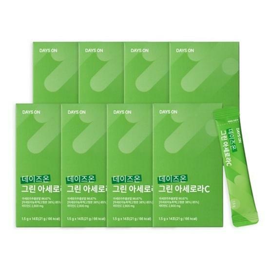 데이즈온 그린 아세로라C 8박스(1.5g x 14포 x 8박스)