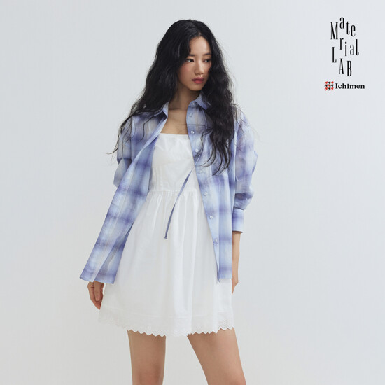 [JAPAN FABRIC] 머티리얼랩 이치멘 체크 셔츠