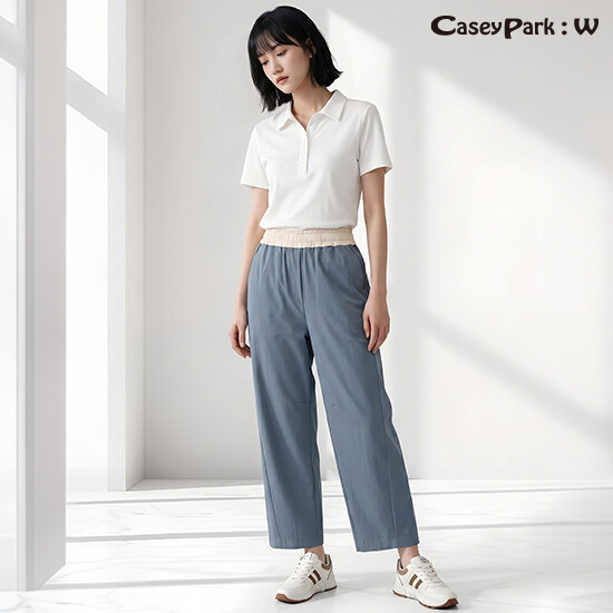 [2만원 인하] 케이시박W 26 썸머 컬러밴딩 땅콩핏 팬츠 3종 3