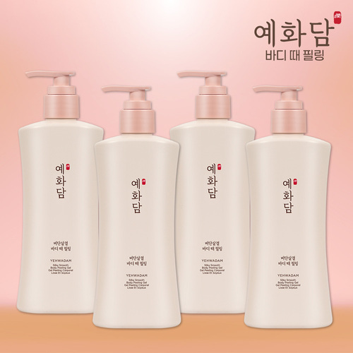 [엘지생활건강] [믿쓰진][기본구성]예화담 비단살결 때필링 500ml 4통