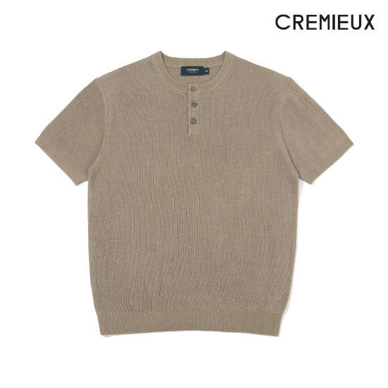 26SS 워셔블 린넨 블렌드 헨리넥 니트 4