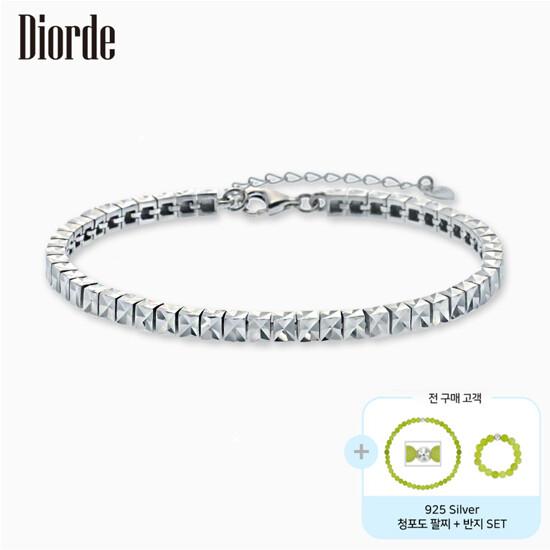 [NEW] [Diorde] 925 실버 아이스 큐브 팔찌
