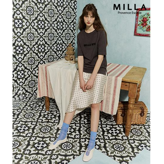 [Milla] 밀라 26SS 여성 썸머 코튼 티셔츠 4종 3