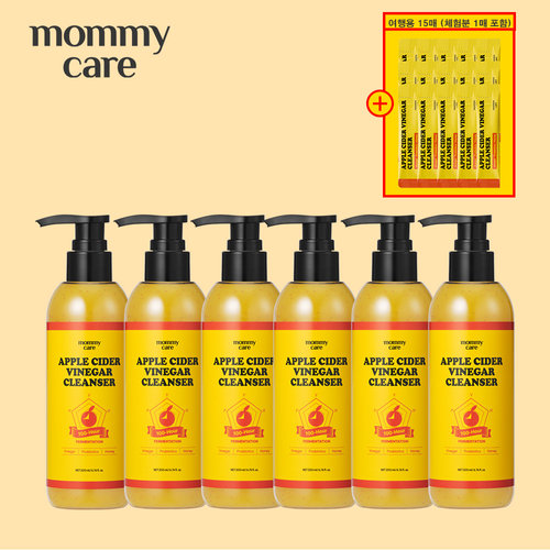 [방송에서만 대용량/홈앤쇼핑 단독구성] 마미케어 애사비 클렌저 광채 패키지(200ml x 6 + 2ml x 14 + 무료체험 2ml x 1)