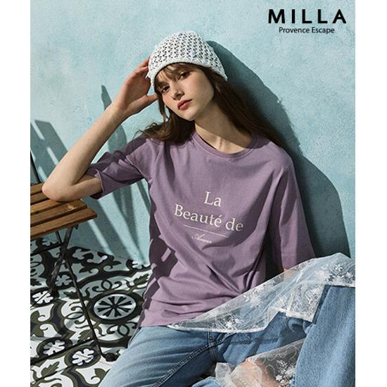 [Milla] 밀라 26SS 여성 썸머 코튼 티셔츠 4종 4