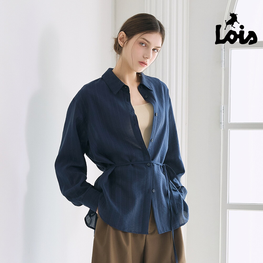 Lois 로이스 26SS 여성 리오셀 블렌디드 루즈핏 셔츠 3종(+이너 1종) 3